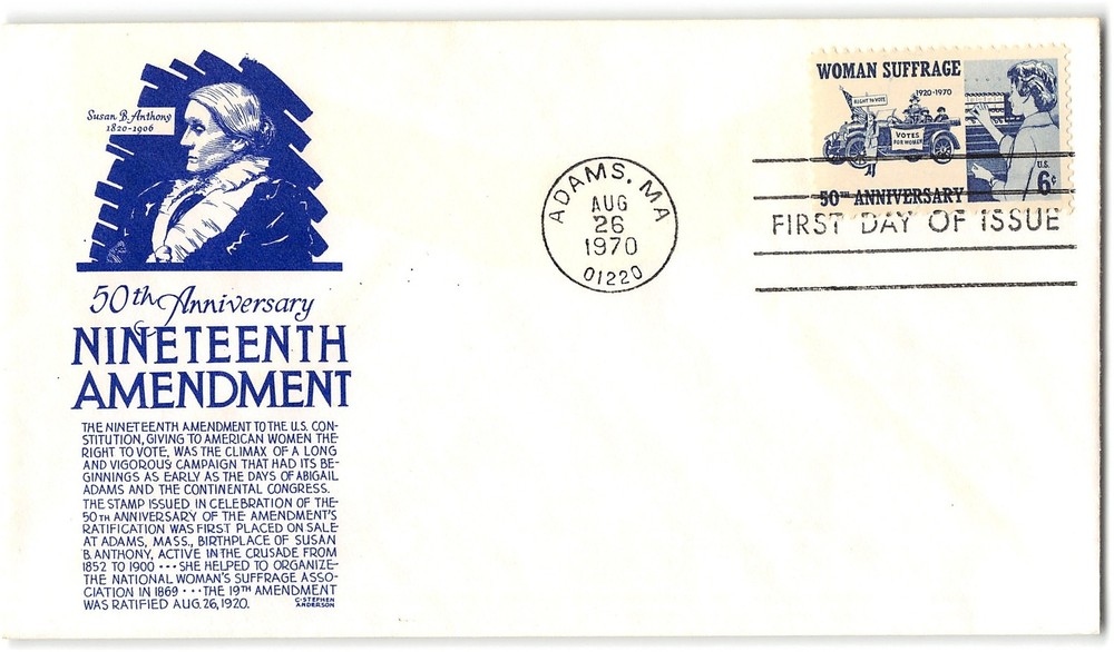 US #1406 FDC, 1970, Stephen Anderson
