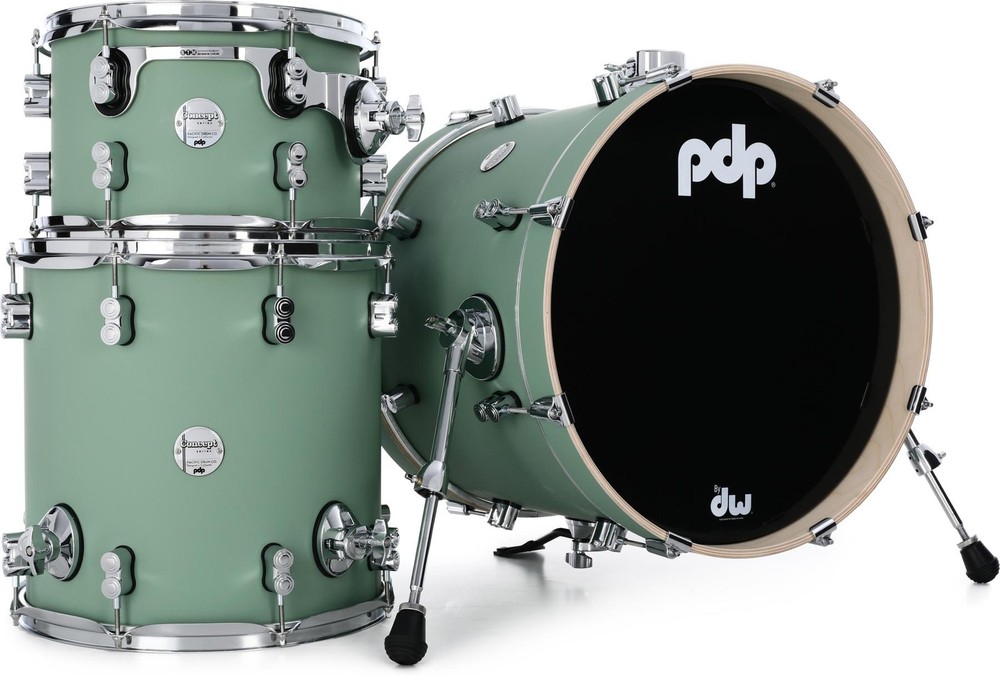 PDP Concept Maple Bop 3-piece Shell Pack - Satin Seafoam