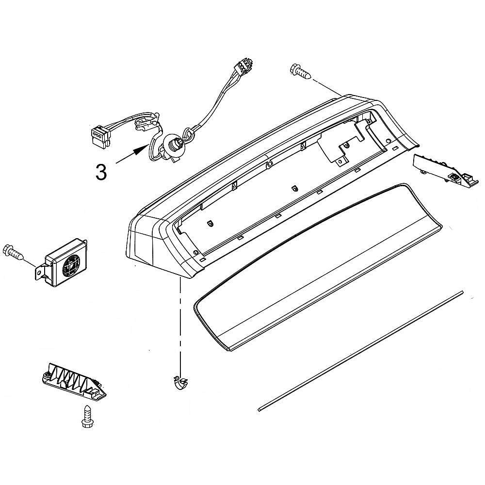 W11125152 Whirlpool CONSOLE OEM