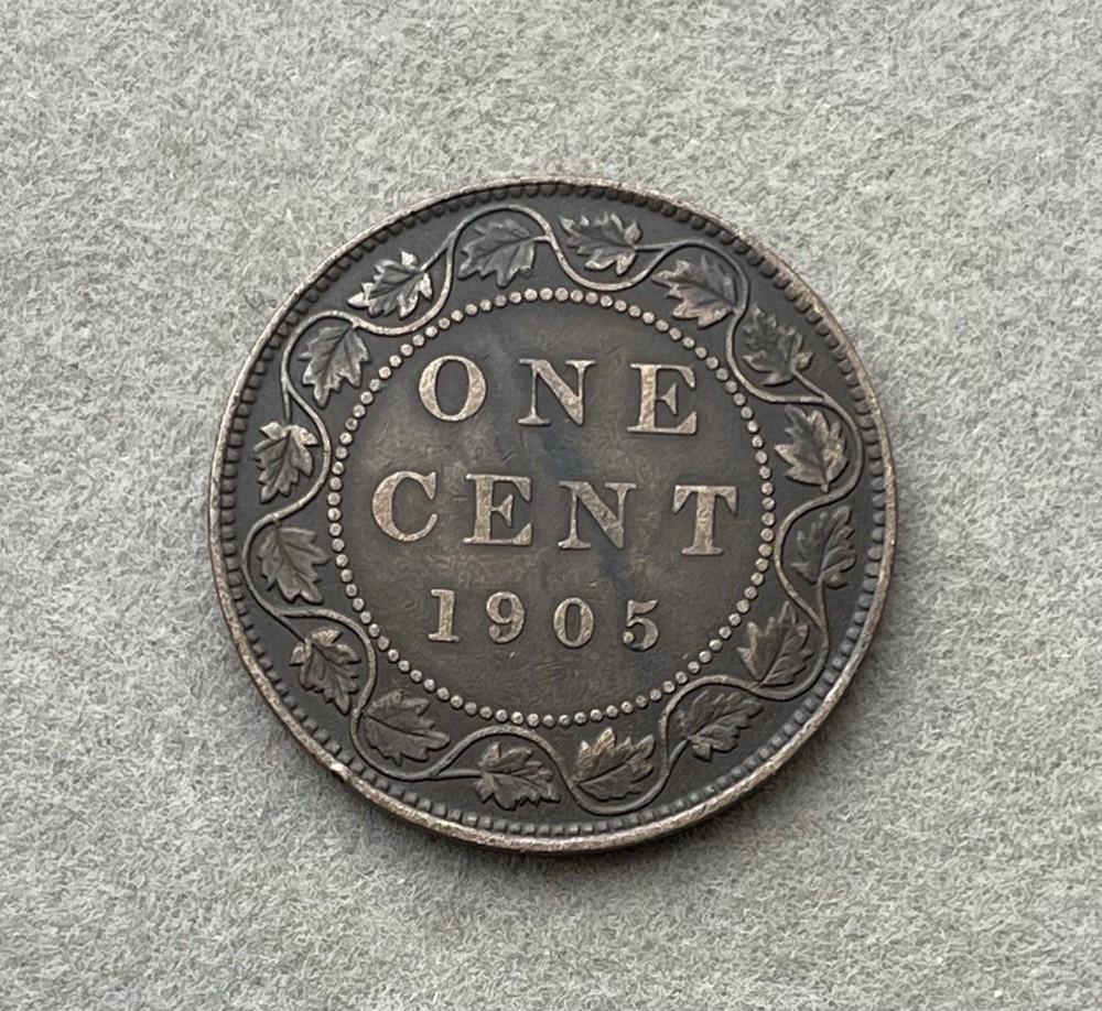 1905 One Cent Coin - Canada