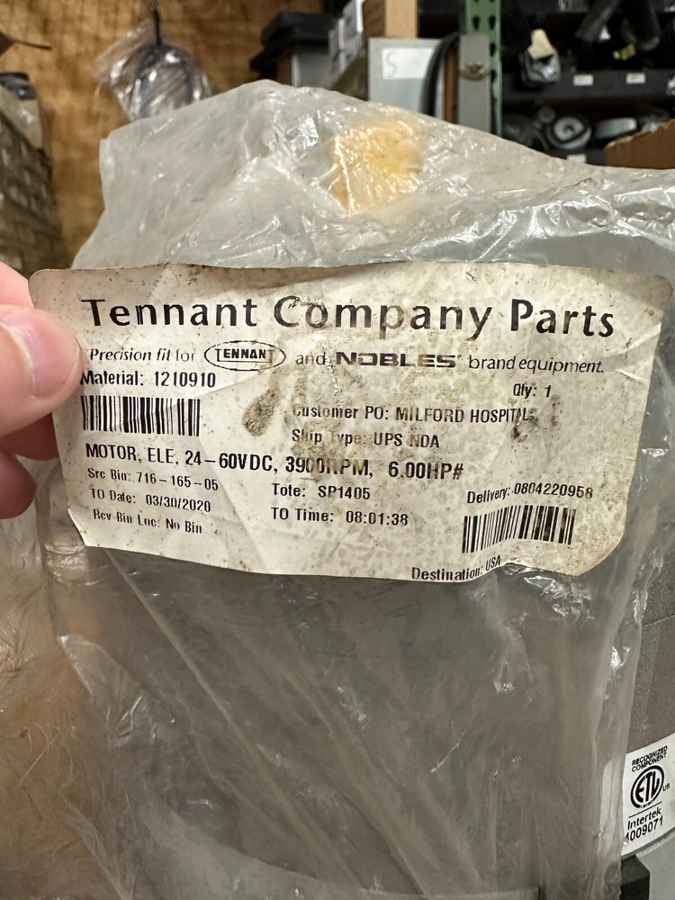 Tennant Motor 1210910