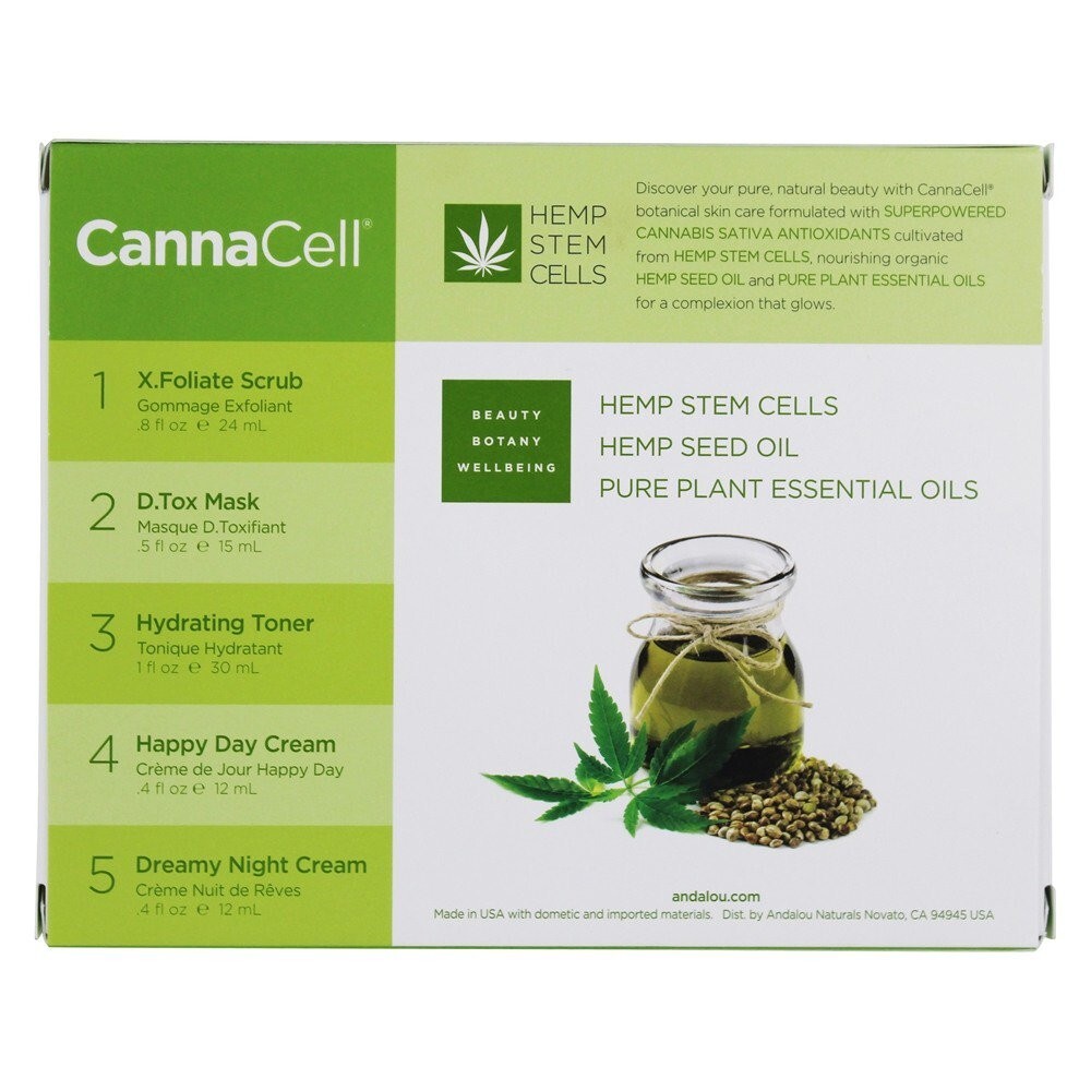 Andalou- Cannacell Botanical Get Started Kit, 5 count