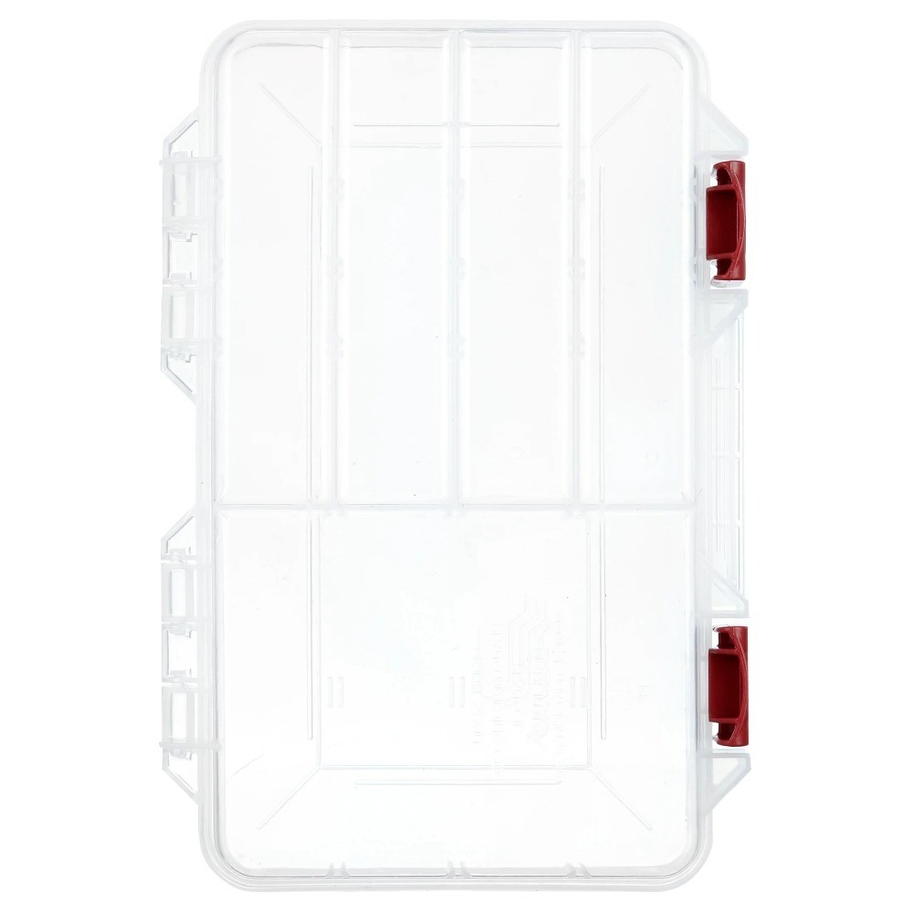 Medium Pro-Latch Organizer, 2-Pack Stackable Storage Box with Secure Locking Lid