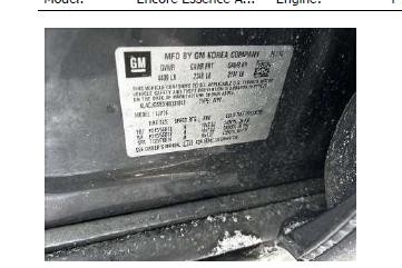 Used Floor Jack fits: 2017 Buick Encore Grade A