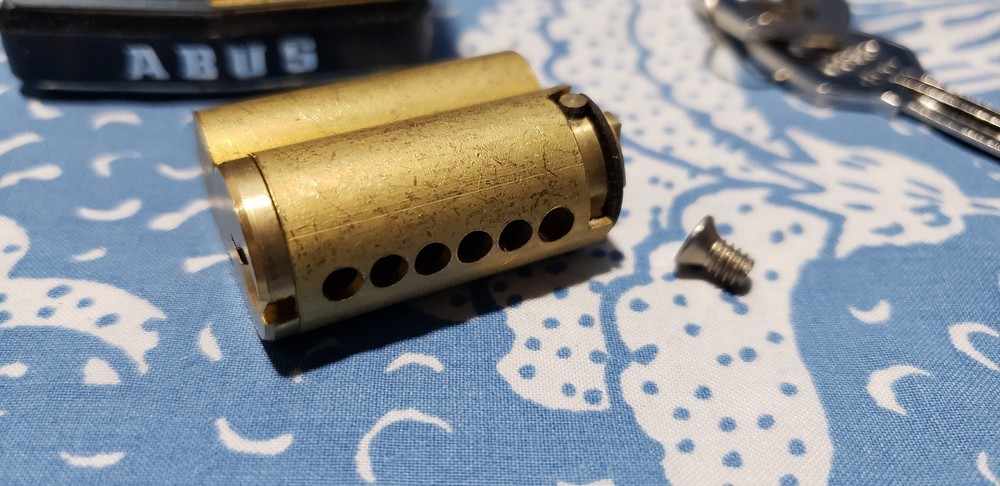 NOS ABUS 82/45-400 Corbin Comp Keyway 6 Pin Rekeyable Heavy Padlock W/ Blanks