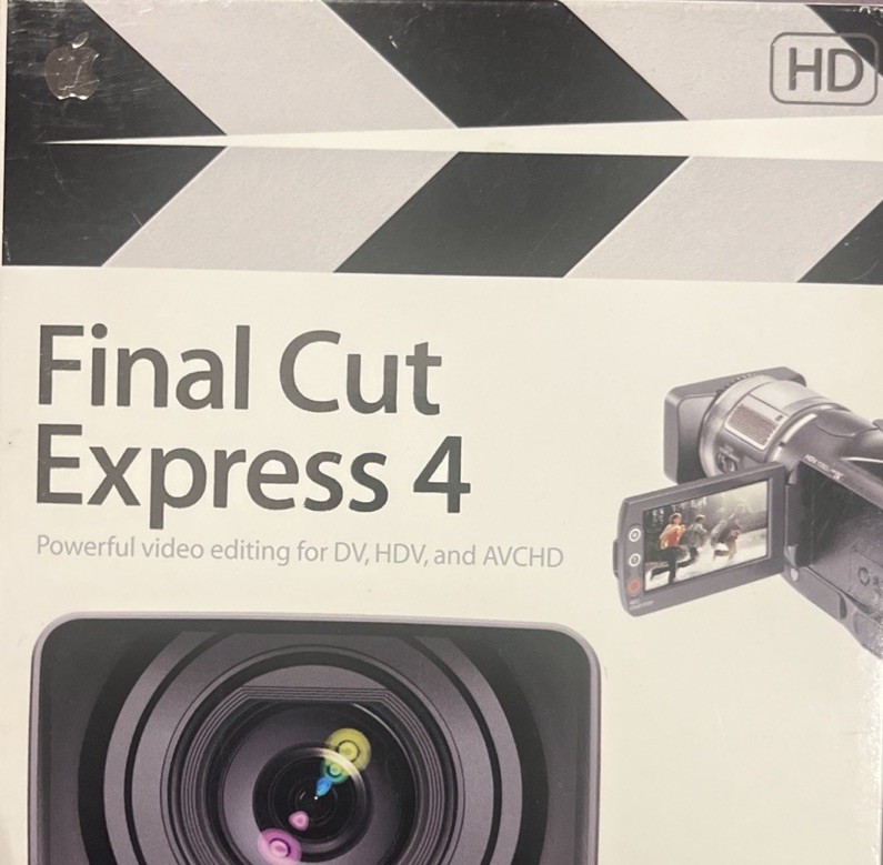 Apple Software Final Cut Express 4 Retail Version MB278Z/A Original Box