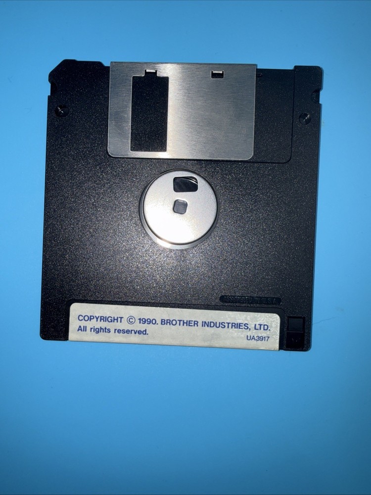 Brother WP-3400 Word Processor User Guide Manual W/ Original Program Floppy Disk