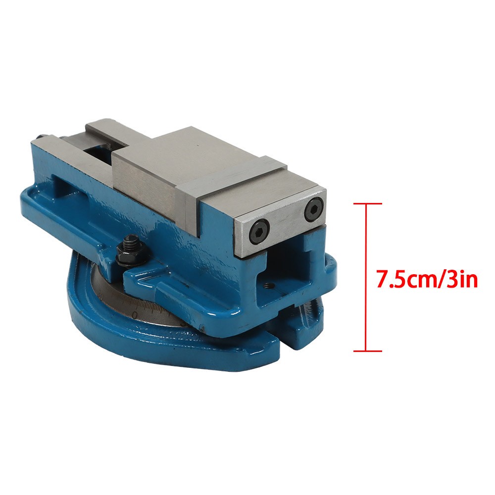 LABLT 2" Precision Mill Vise 360 Degree Swiveling Base Replacement Cast Iron