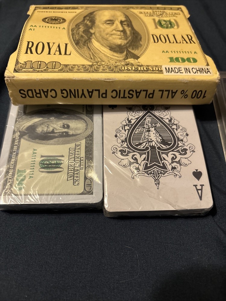 Two Total 100 Dollar Poker Decks