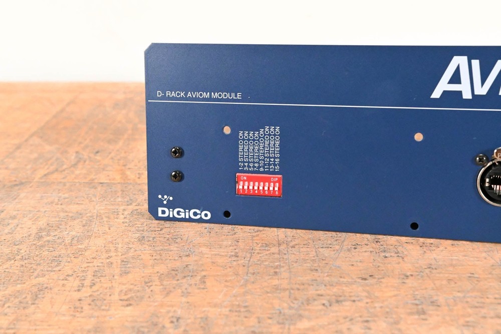 DiGiCo D-16c Aviom A-Net D-Rack Module CG01KLD