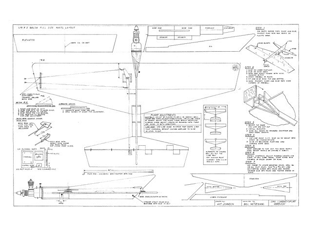 Ambush Control Line 24" WS RC Model Airplane Plans Templates PDF on USB