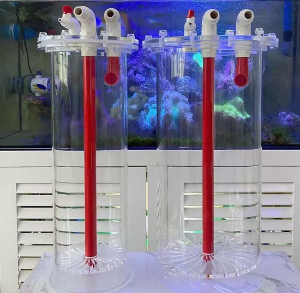 J&Y filter media chamber clear and red