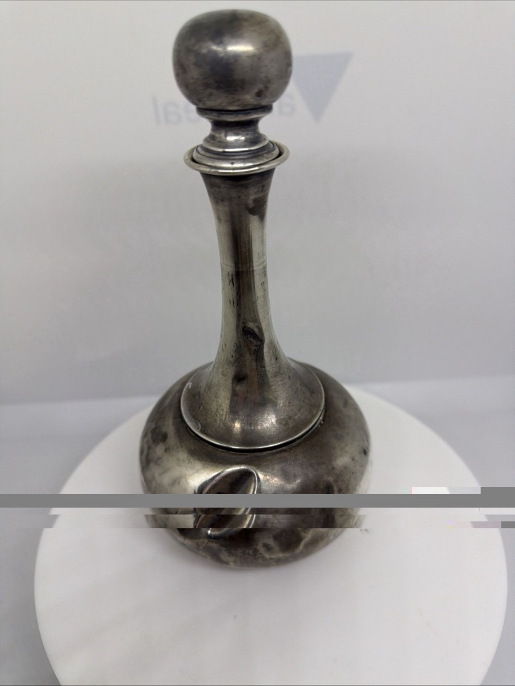 sterling silver decanter with five cups 261g