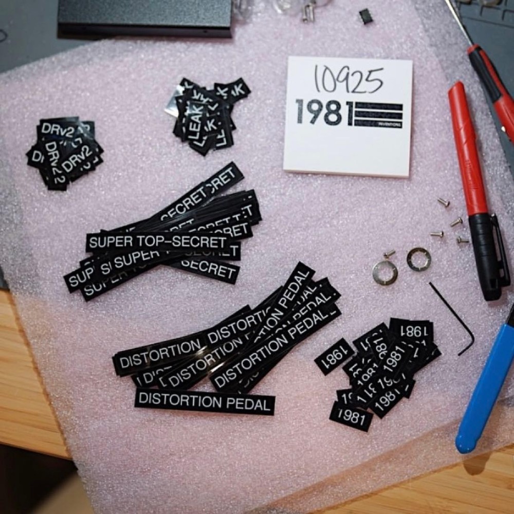 1981 Inventions DRV2 Distortion Overdrive Pedal Prototype Model