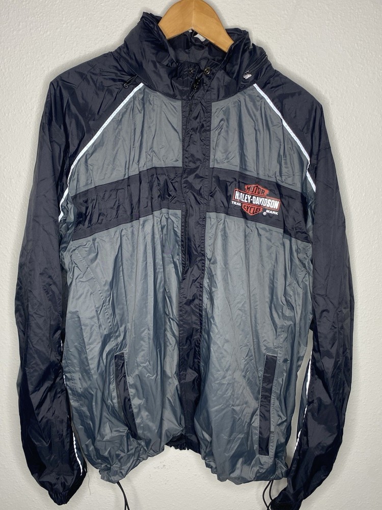 Harley Davidson Roadway Rain Suit Packable Size Medium Waterproof 3M