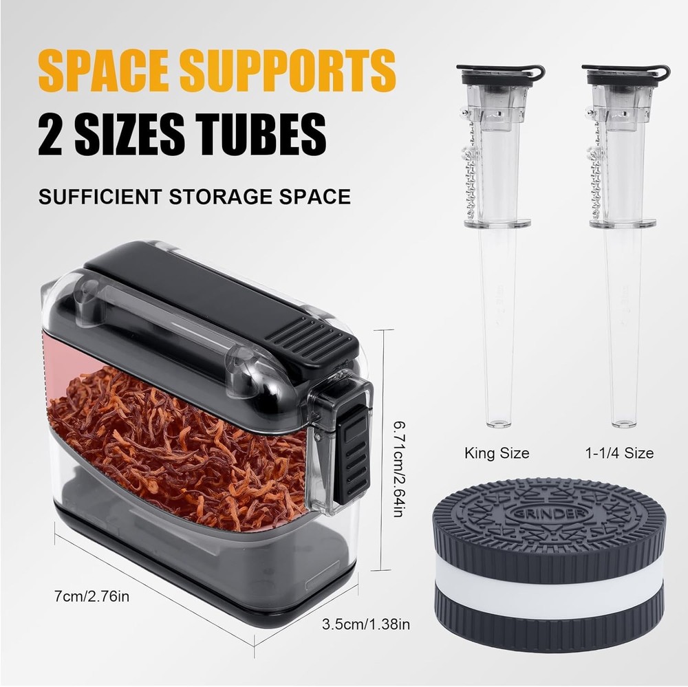 Portable Tobacco Blunt Roller & Cone Loader - Manual Joint Roller with Rolling P