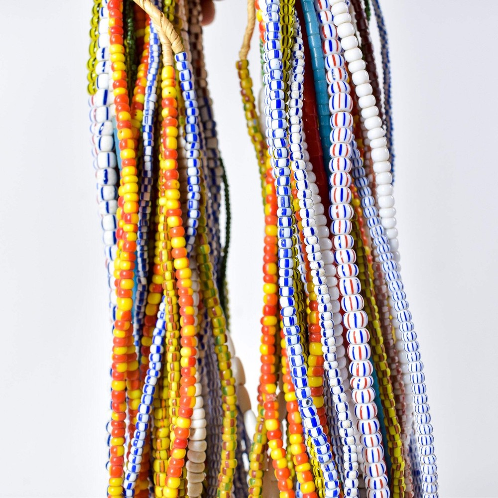 10 Strands Grab Bag Mixed Trade Beads