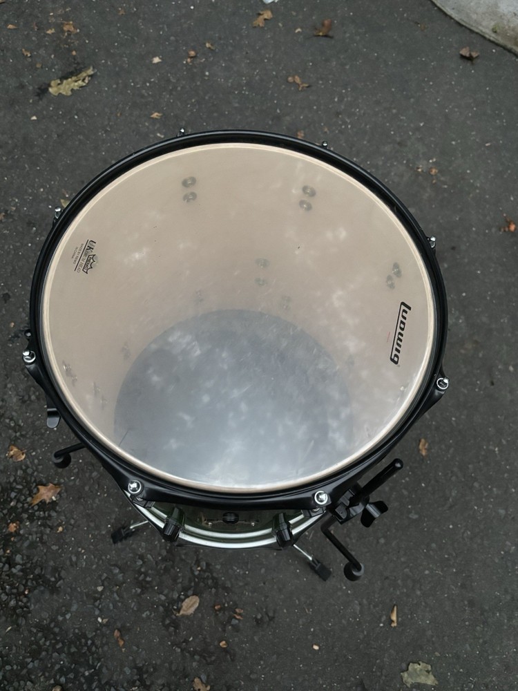 Ludwig Element Evolution Green Fade 14” Floor Tom Drum 100th