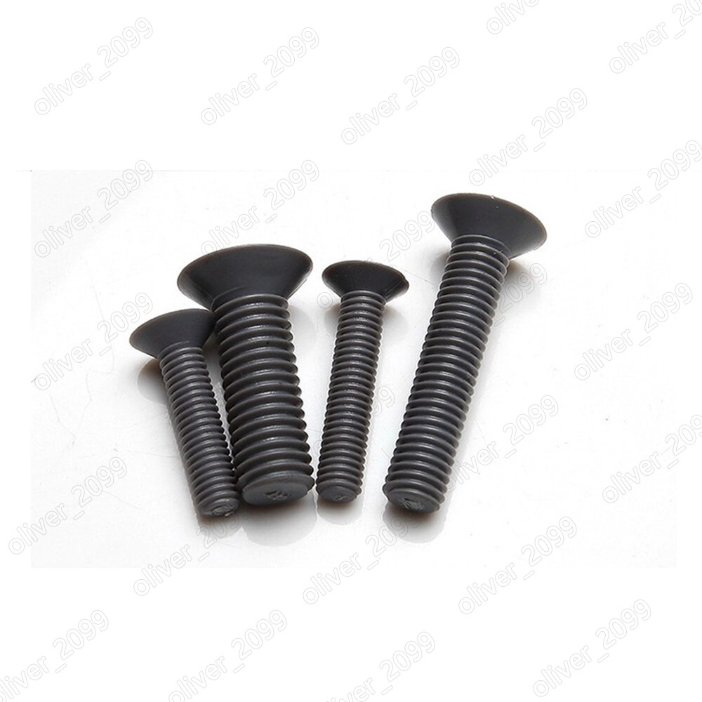 Gray Plastic Nylon Phillips Cross Countersunk Flat Head Screws M4 M5 M6 M10
