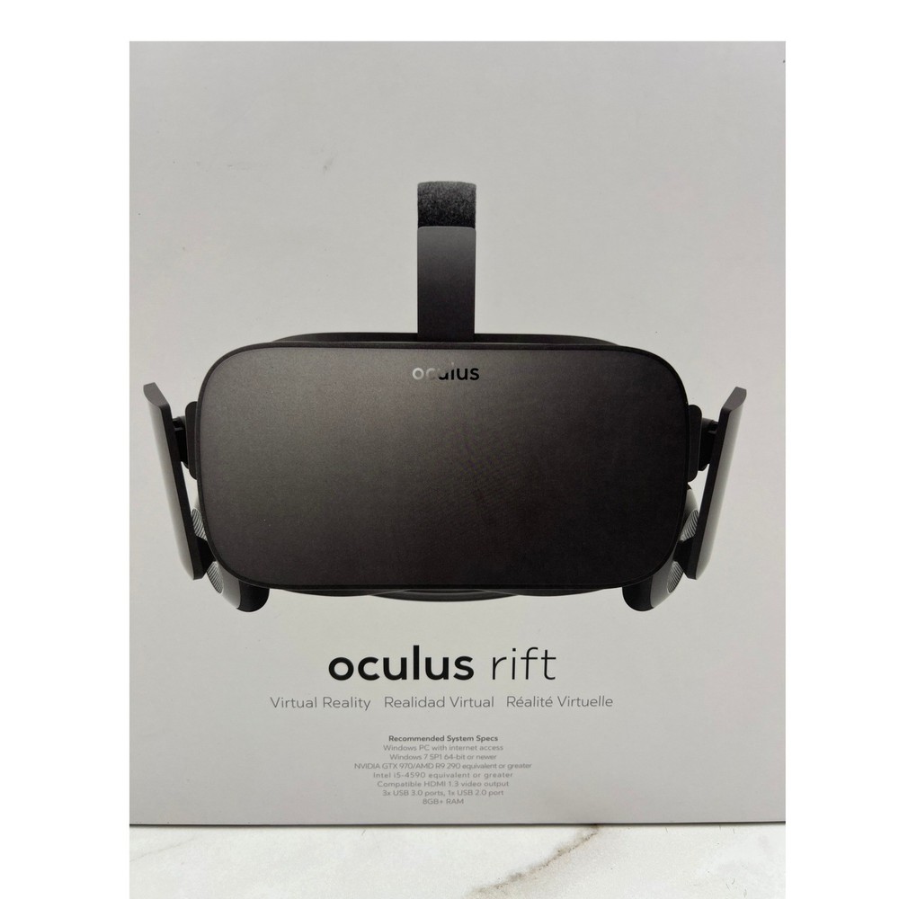 Oculus Rift VR Headset System with Xbox One Controller and Sensor Black