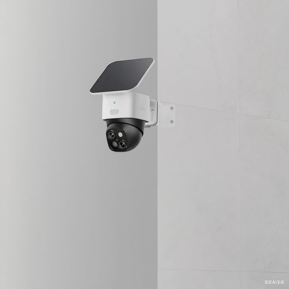 Rust-Proof White Metal Right Angle Bracket for Exterior CCTV Installation