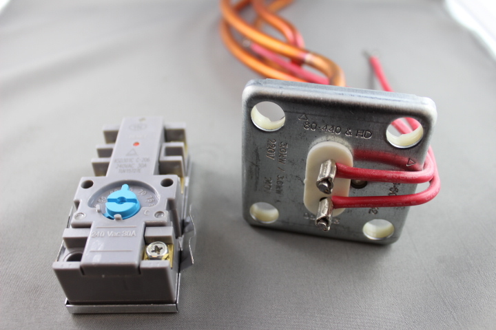 4.8KW Rheem Dux Saxon Rinnai Apricus Hot Water Tank Element and Thermostat Kit