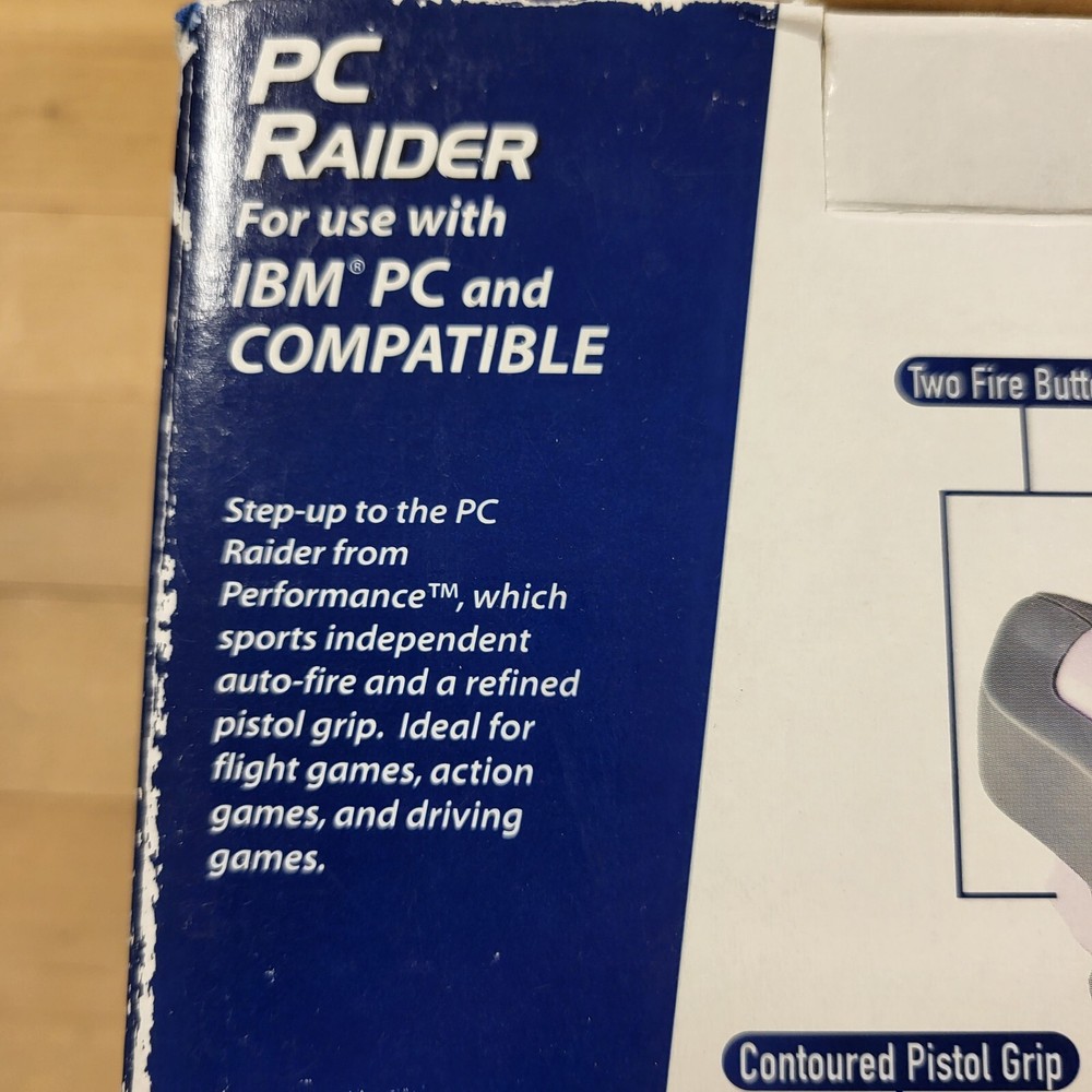 PC Raider Joystick Controller by Performance for DOS & Windows 95 Games NEW