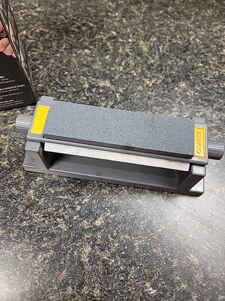 Smith's Sharpener 6" Tri-Hone Sharpening System Med/Fine/Coarse Knives & Tools