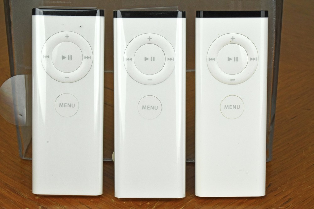 Lot of Three Apple A1156 Mac Remote Controls