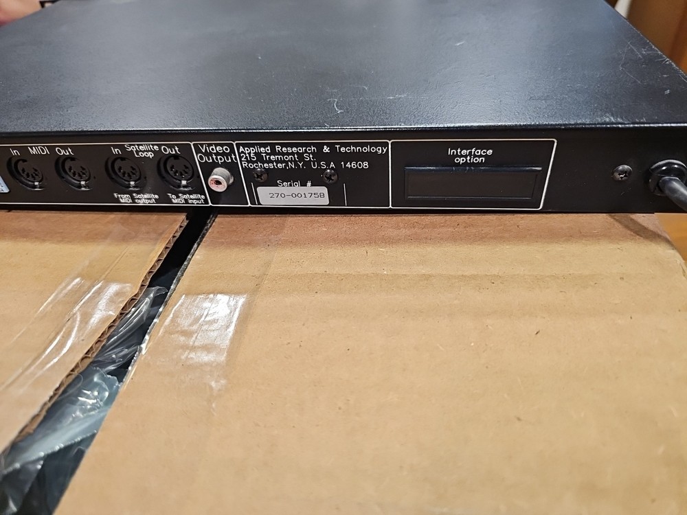 ART iEQ Smartcurve Programmable EQ with Midi Control, Rack Mount