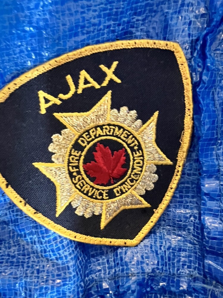 Ajax Fire Department Canada Patch