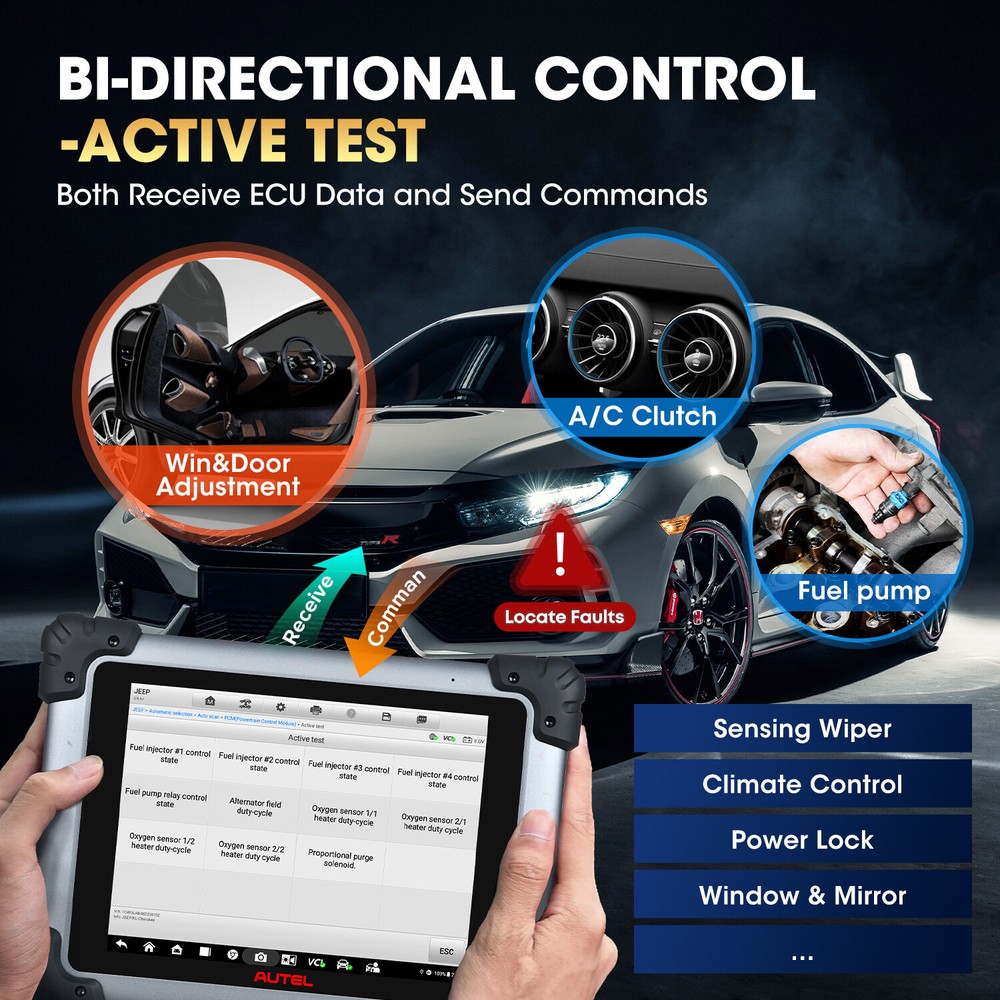 2024 Autel MaxiSys Elite II PRO as MS919 Diagnostic Scan Programming Key Coding