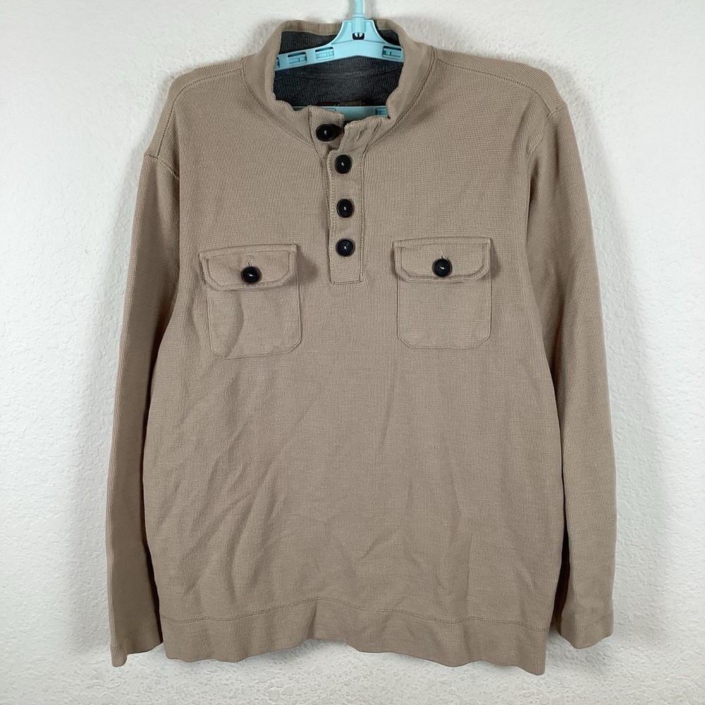Method Mens Sweater Sz M Long Sleeve Solid Pullover Sweatshirt Excellent