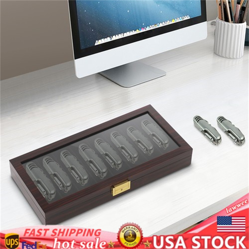 Knife Display Case, Knife Storage Box, Knife Display Case Organizer Rectangular