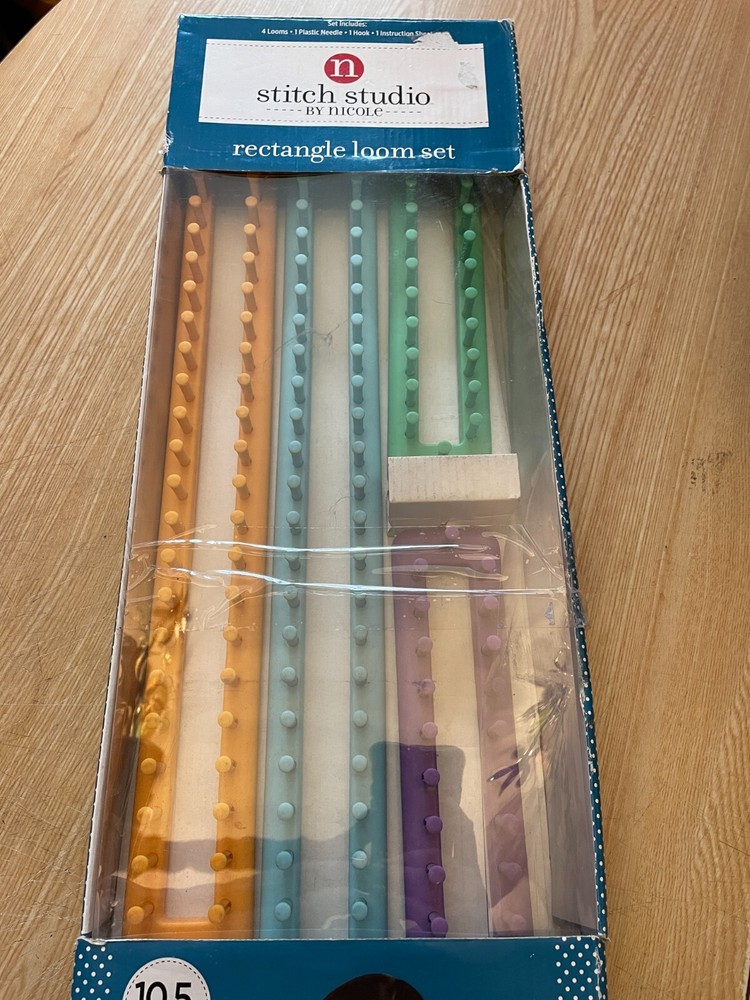 Stitch Studio Large Rectangular Loom Set Kit 4 Looms Brand New
