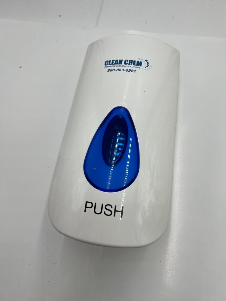 Wall Mounted Gel Hand Soap Dispenser 4LR-WWB, White/Blue