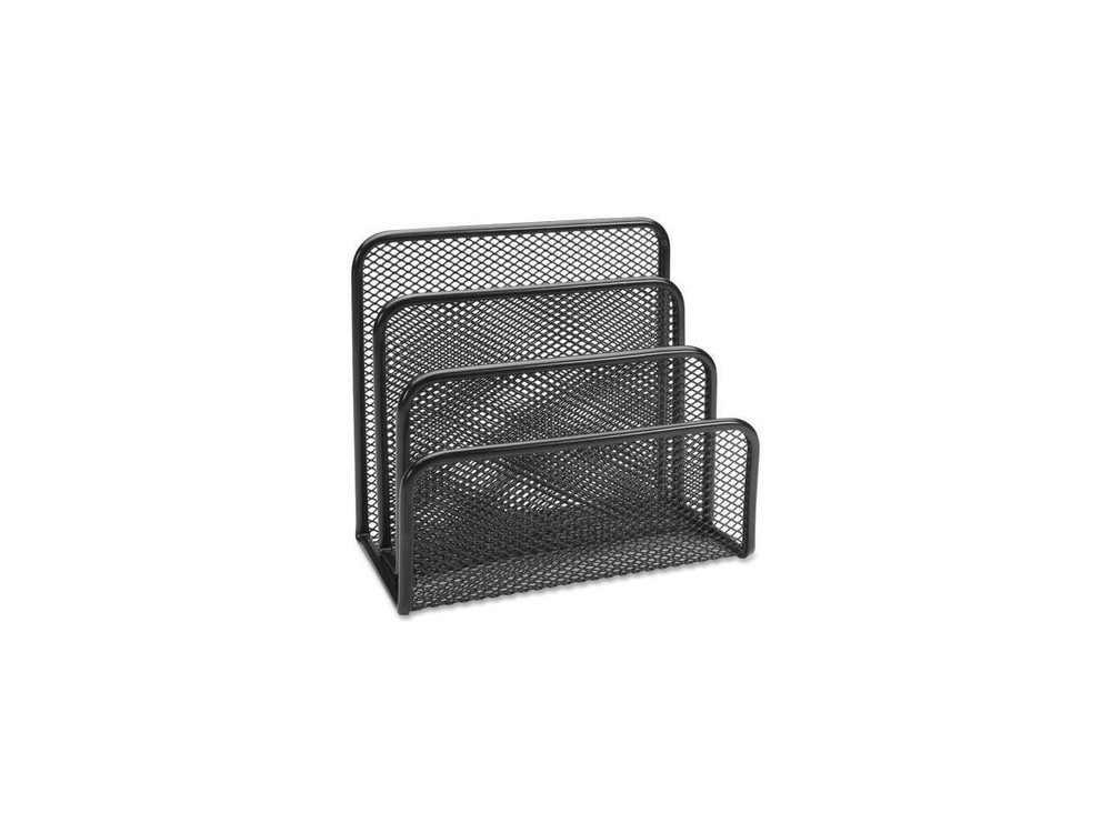 Lorell Vertical Sorter 5-5/8"x3-1/8"x5-1/4" Black Mesh 84153