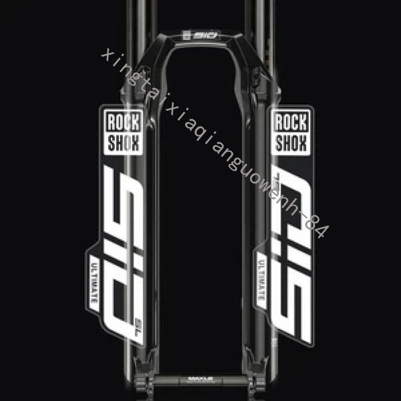 Fork Sticker for 2021 SID SL for Mountian Bike Decals White ( Clear Bottom )