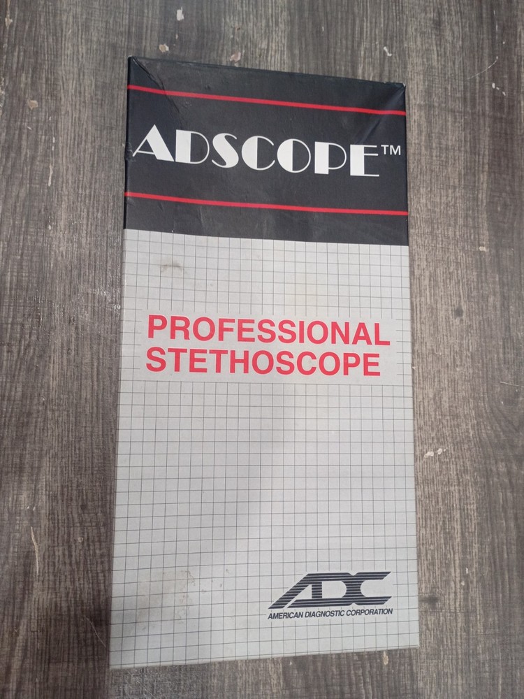 ADC Adscope Professional Stethoscope Blue – NEW in Box – Complete Set