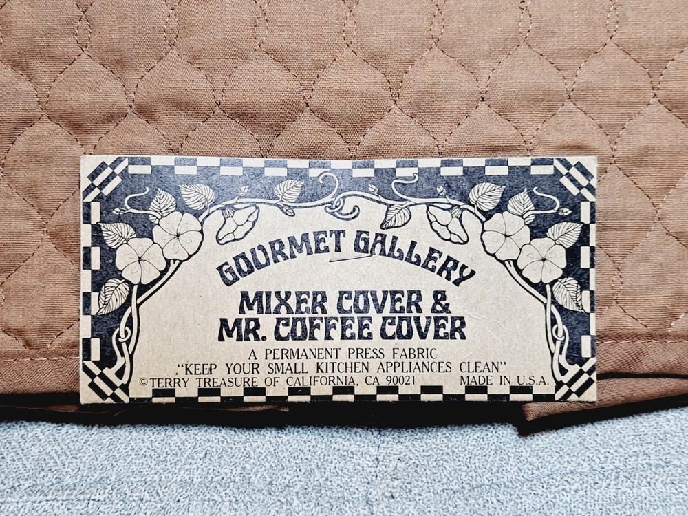 Gourmet Gallery Small Kitchen Appliances Covers 2 Pcs