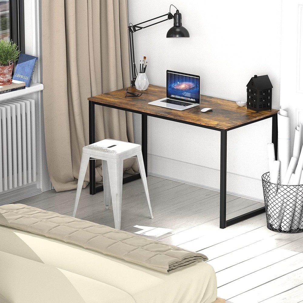 Mission 40-Inch Home Office Computer Desk Rustic Brown