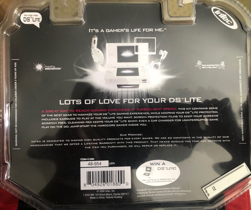 Intec G1880 Starter Kit for Nintendo DS Lite!!
