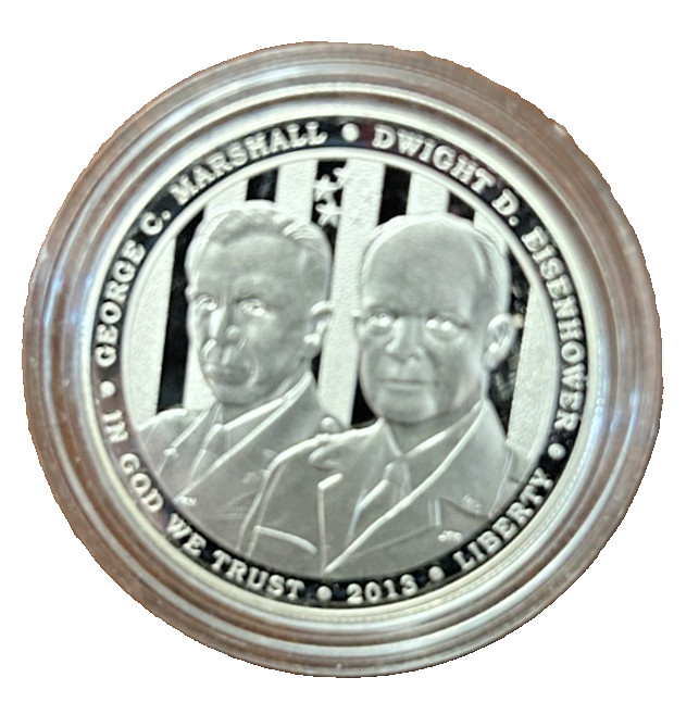 2013 P 5-star Generals Commemorative Proof Silver Dollar