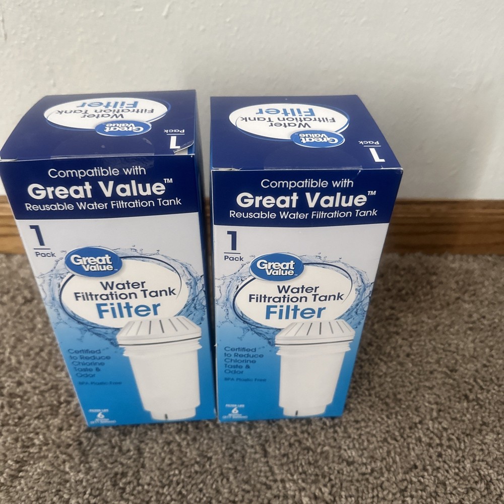 2 PACK Great Value Water Filtration Tank Replacement Filter for GVRWFT [G4]