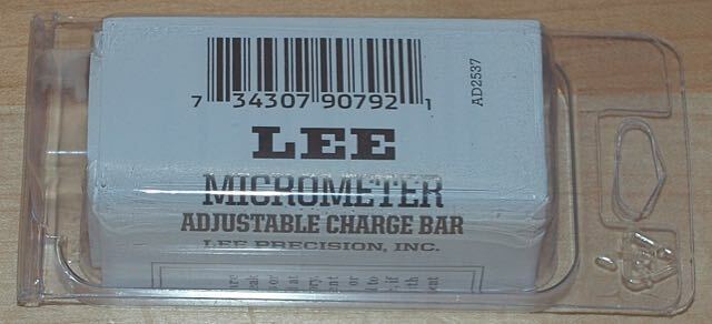 LEE Micrometer Adjustable Charge Bar-(90792) NIP
