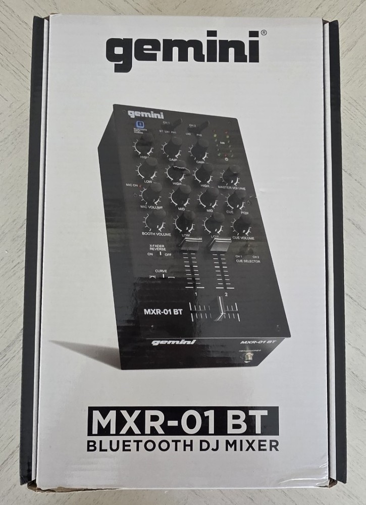 Gemini MXR-01 BT Bluetooth DJ Mixer