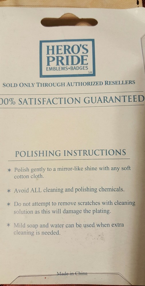 Hero's Pride 4427RN, Pair, Major Leaf, Regular 1", Silver