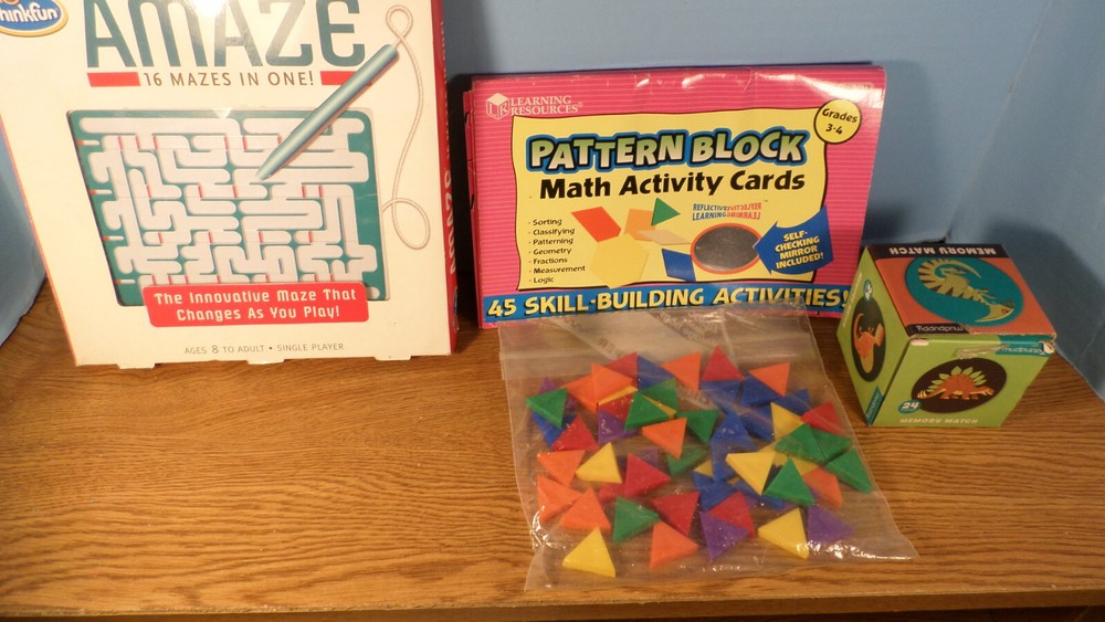 Brain teasers ~ Puzzles ~ Educational ~ Math Activity Cards~ Memory Match~ Amaze