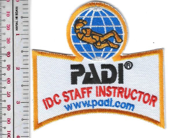 SCUBA PADI Diving IDC Staff Instructor Patch