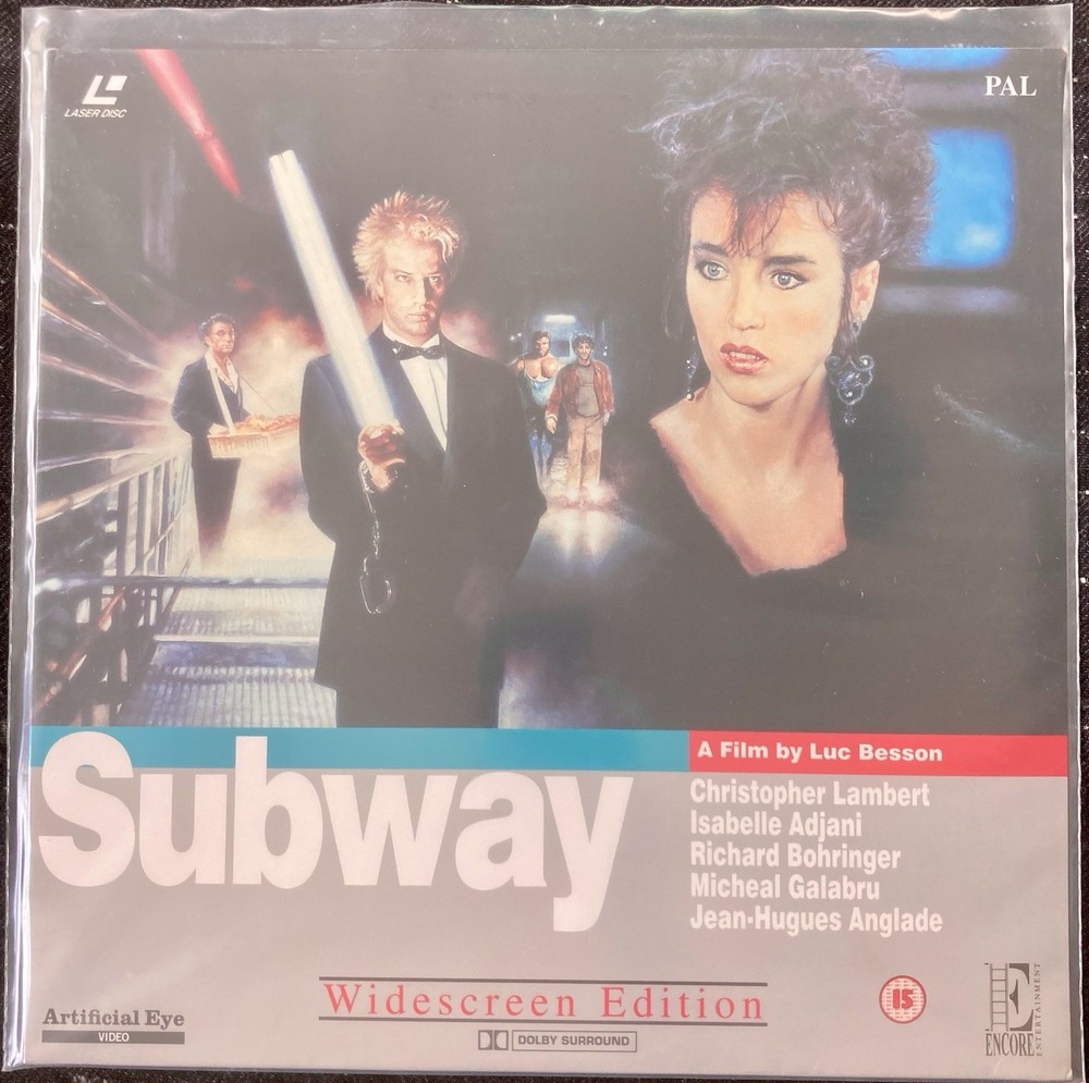 Subway Laserdisc 1985 NEW SEALED